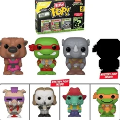 Funko Bitty Pop! Teenage Mutant Ninja Turtles Comics Mini-Figure 4-Pack - Select Set(s)