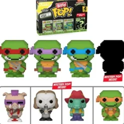 Funko Bitty Pop! Teenage Mutant Ninja Turtles Comics Mini-Figure 4-Pack - Select Set(s)