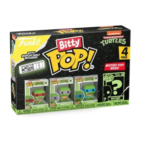 Funko Bitty Pop! Teenage Mutant Ninja Turtles Comics Mini-Figure 4-Pack - Select Set(s)