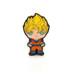 Funko Dragon Ball Z Super Saiyan Goku Pop! Enamel Pin - Entertainment Earth Exclusive