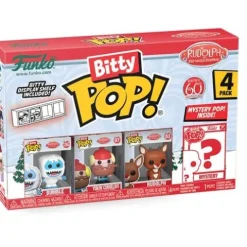 Funko Rudolph the Red-Nosed Reindeer Bitty Pop! Mini-Figure 4-Pack - Select Set(s)
