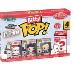 Funko Rudolph the Red-Nosed Reindeer Bitty Pop! Mini-Figure 4-Pack - Select Set(s)