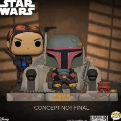 Funko Star Wars: The Mandalorian Boba Fett and Fennec Shand Pop! Moment