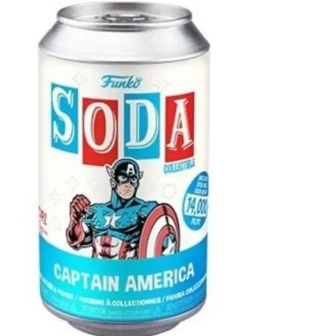 Funko Vinyl Soda Figure - Limited Edition - Marvel Captain America