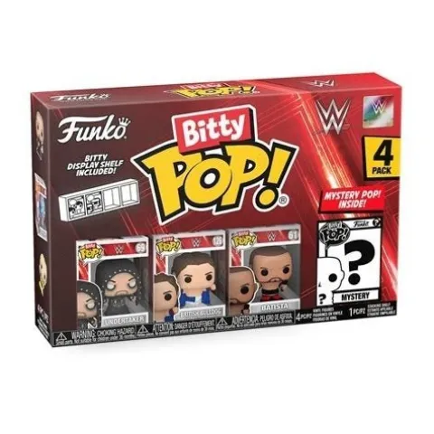 Funko WWE Bitty Pop! Mini-Figure 4-Pack - Select Set(s)