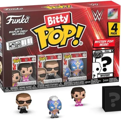 Funko WWE Bitty Pop! Mini-Figure 4-Pack - Select Set(s)