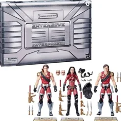 G.I. Joe Classified Series Crimson Strike Team Baroness", " Tomax", " & Xamot 6-Inch Action Figures