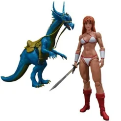Golden Axe Tyris Flare & Blue Dragon 1:12 Scale Action Figure