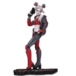 Harley Quinn Red Black and White Statue By Joshua Middleton