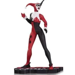 Harley Quinn Red Black and White Statue By Jae Lee