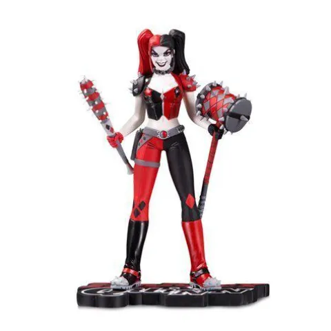 Harley Quinn Red White and Black Statue by Amanda Conner Statue
