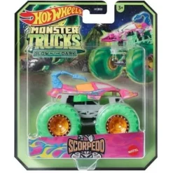 Hot Wheels Monster Trucks Glow-in-the-Dark 1:64 Scale Vehicle 2024 - Select Vehicle(s) (6281)