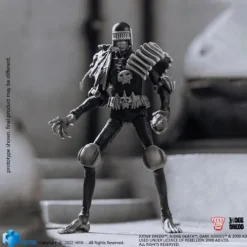 Judge Dredd Black And White Judge Death PX 1/18 Mini Action Figure