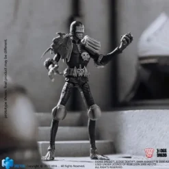 Judge Dredd Black And White Judge Death PX 1/18 Mini Action Figure