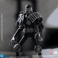 Judge Dredd Black And White Judge Death PX 1/18 Mini Action Figure