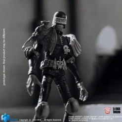 Judge Dredd Black And White Judge Death PX 1/18 Mini Action Figure