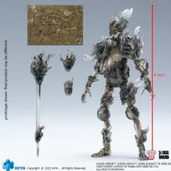 Judge Dredd Fire Black & White PX 1/18 Mini Action Figure