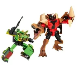 Jurassic Park Transformers Mash-Up Tyrannocon Rex and Autobot JP93 Set