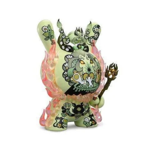 Kidrobot La Flamme by Junko Mizuno 8" Green Dunny Vinyl Figure