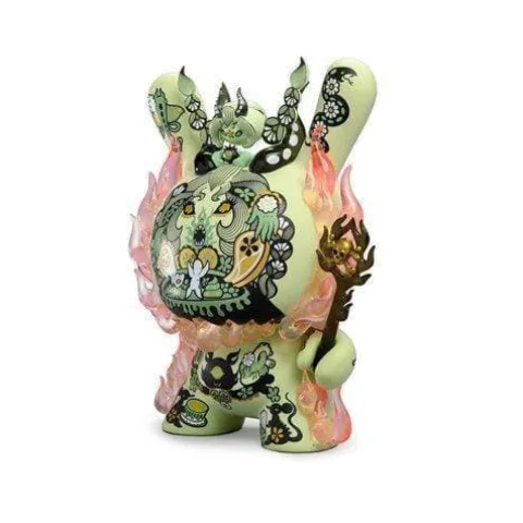 Kidrobot La Flamme by Junko Mizuno 8" Green Dunny Vinyl Figure