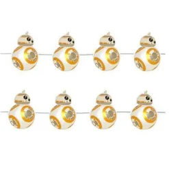 Kurt Adler - Star Wars - BB-8 - LED Fairy Mini Light Set - 20 lights 8.4 FT