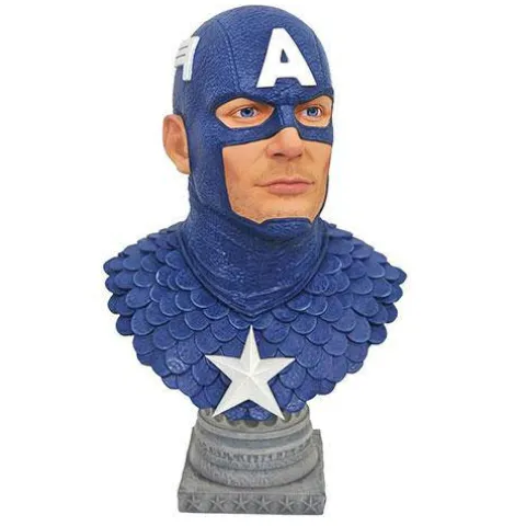 Legends in 3D Marvel Comic Captain America 1/2 Scale Resin Bust