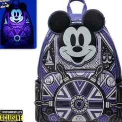 Loungefly Disney 100 Art Deco Mickey Mouse Mini-Backpack - Entertainment Earth Exclusive