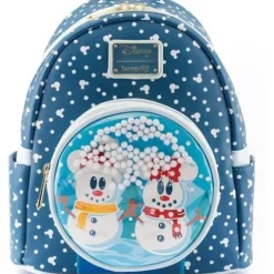 Loungefly Disney Minnie & Mickey Mouse Snow Globe Mini-Backpack