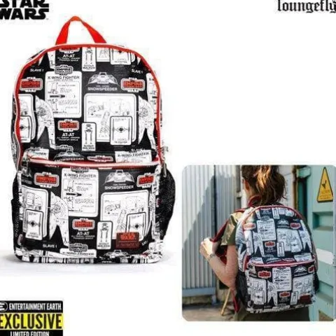 Loungefly Star Wars: The Empire Strikes Back 40th Anniversary Retro Toy-Inspired Backpack - Entertainment Earth Exclusive