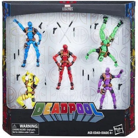 Marvel Legends Deadpool's Rainbow Squad 5-Pack 3 3/4-Inch Action Figures