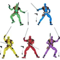 Marvel Legends Deadpool's Rainbow Squad 5-Pack 3 3/4-Inch Action Figures
