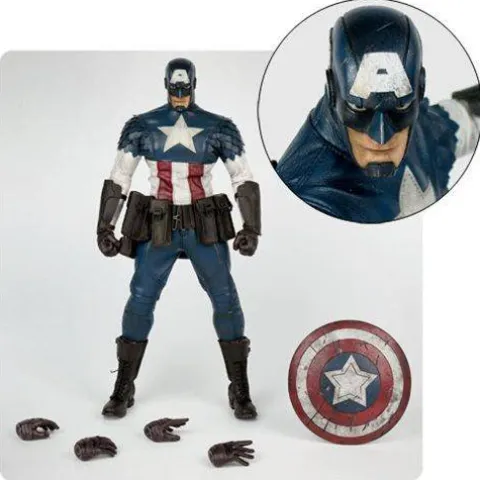 Marvel x ThreeA Captain America Designed by Ashley Wood 1:6 Scale Action Figure