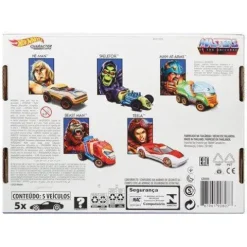 Masters of the Universe Hot Wheels Character Car 5-Pack