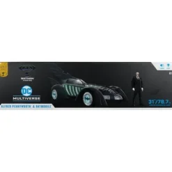 McFarlane Toys DC Multiverse Batman Forever Batmobile Vehicle and Alfred Pennyworth 7-Inch Scale Action Figure