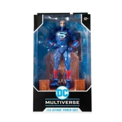 McFarlane Toys DC Multiverse Lex Luthor Blue Power Suit Justice League: The Darkseid War 7-Inch Scale Action Figure
