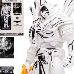 McFarlane Toys DC Multiverse Azrael Curse of the White Knight Sketch Gold Label 7-Inch Action Figure - Entertainment Earth Exclusive