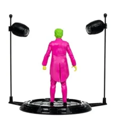 McFarlane Toys DC Retro The Joker Batman: Classic TV Series Black Light Gold Label 6-Inch Action Figure - Entertainment Earth Exclusive