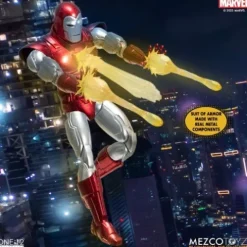 Mezco Toyz Iron Man Silver Centurion Edition One:12 Collective Action Figure