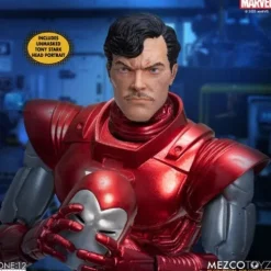 Mezco Toyz Iron Man Silver Centurion Edition One:12 Collective Action Figure