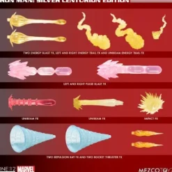 Mezco Toyz Iron Man Silver Centurion Edition One:12 Collective Action Figure