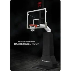 NBA Real Masterpiece Collection 1:6 scale Basketball Hoop with Electronic Shot Clock