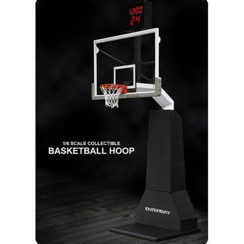 NBA Real Masterpiece Collection 1:6 scale Basketball Hoop with Electronic Shot Clock