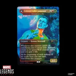 Spider-Man Marvel Legends Magic: The Gathering Man-Wolf 6-Inch Action Figure and Card