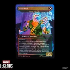 Spider-Man Marvel Legends Magic: The Gathering Man-Wolf 6-Inch Action Figure and Card