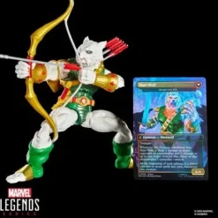 Spider-Man Marvel Legends Magic: The Gathering Man-Wolf 6-Inch Action Figure and Card