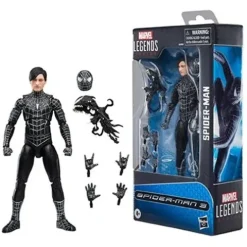 Spider-Man Marvel Legends Series Spider-Man 3 Symbiote Suit 6 Inch Action Figure