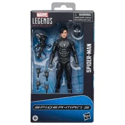 Spider-Man Marvel Legends Series Spider-Man 3 Symbiote Suit 6 Inch Action Figure