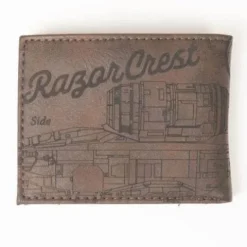 Star Wars: Mandalorian Etched PU Bifold Wallet - Entertainment Earth Exclusive