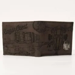 Star Wars: Mandalorian Etched PU Bifold Wallet - Entertainment Earth Exclusive
