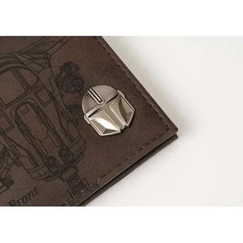 Star Wars: Mandalorian Etched PU Bifold Wallet - Entertainment Earth Exclusive